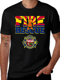 Arizona Fire Rescue T-Shirt - Firefighter Design
