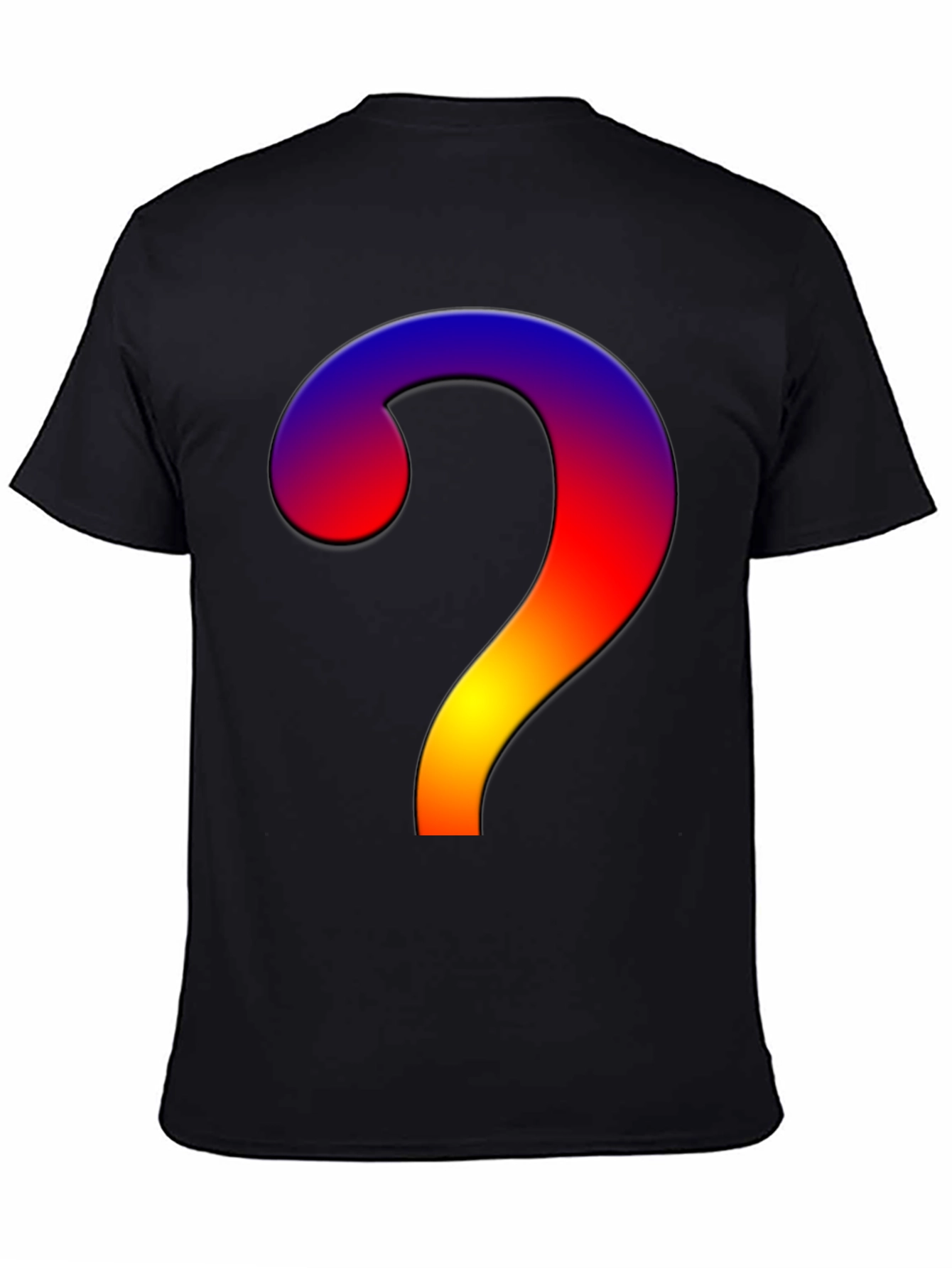 Gradient Question Mark T-Shirt - Stylish & Unique!