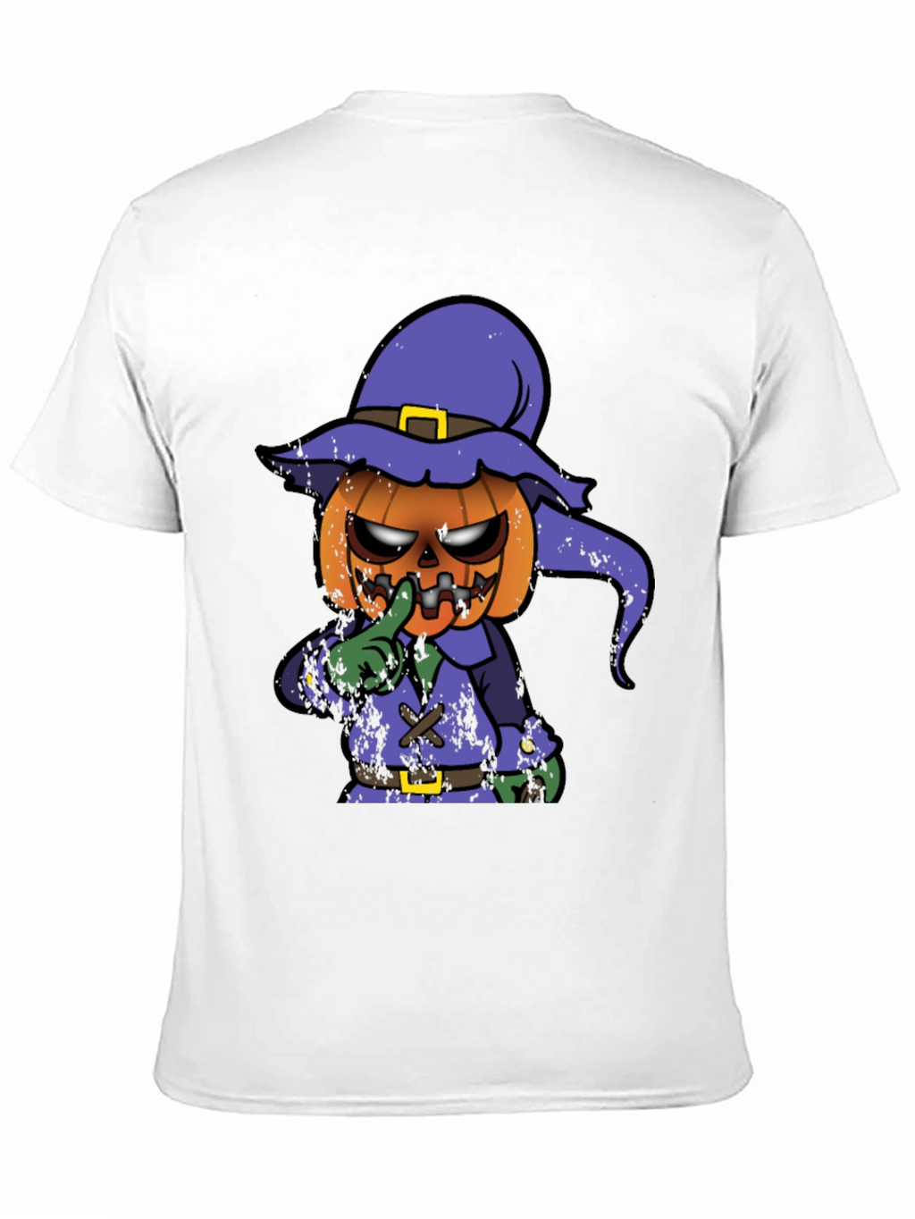 Spooky Pumpkin Character Graphic T-Shirt