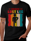 Brave Lost Leg Graphic T-Shirt