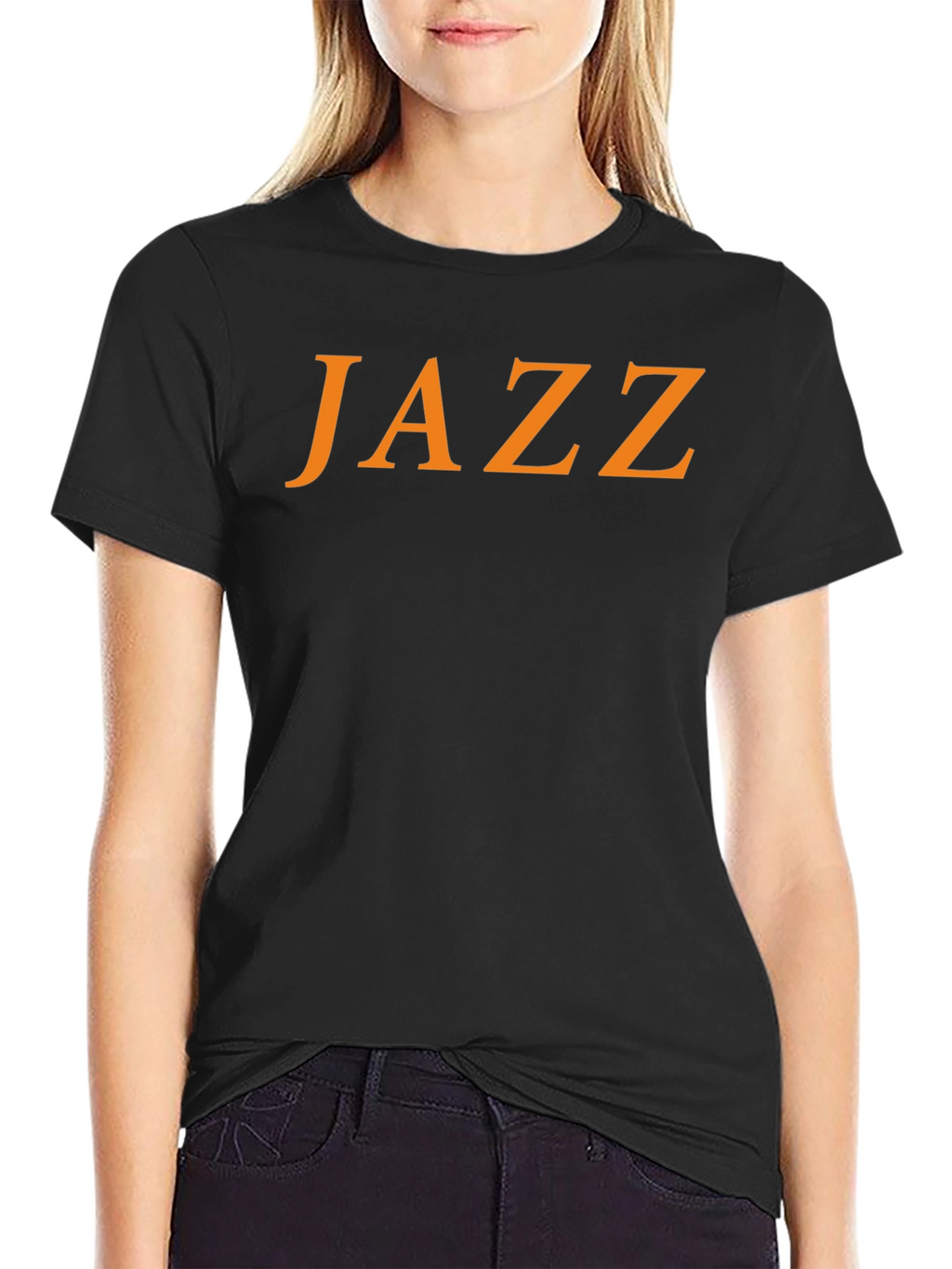 JAZZ Graphic Tee - Stylish Black T-Shirt