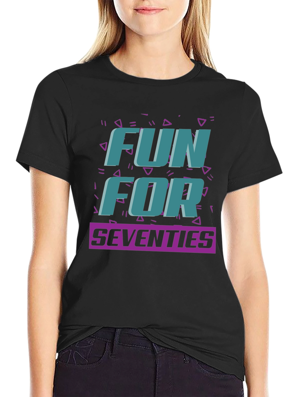 Fun For Seventies Black T-Shirt