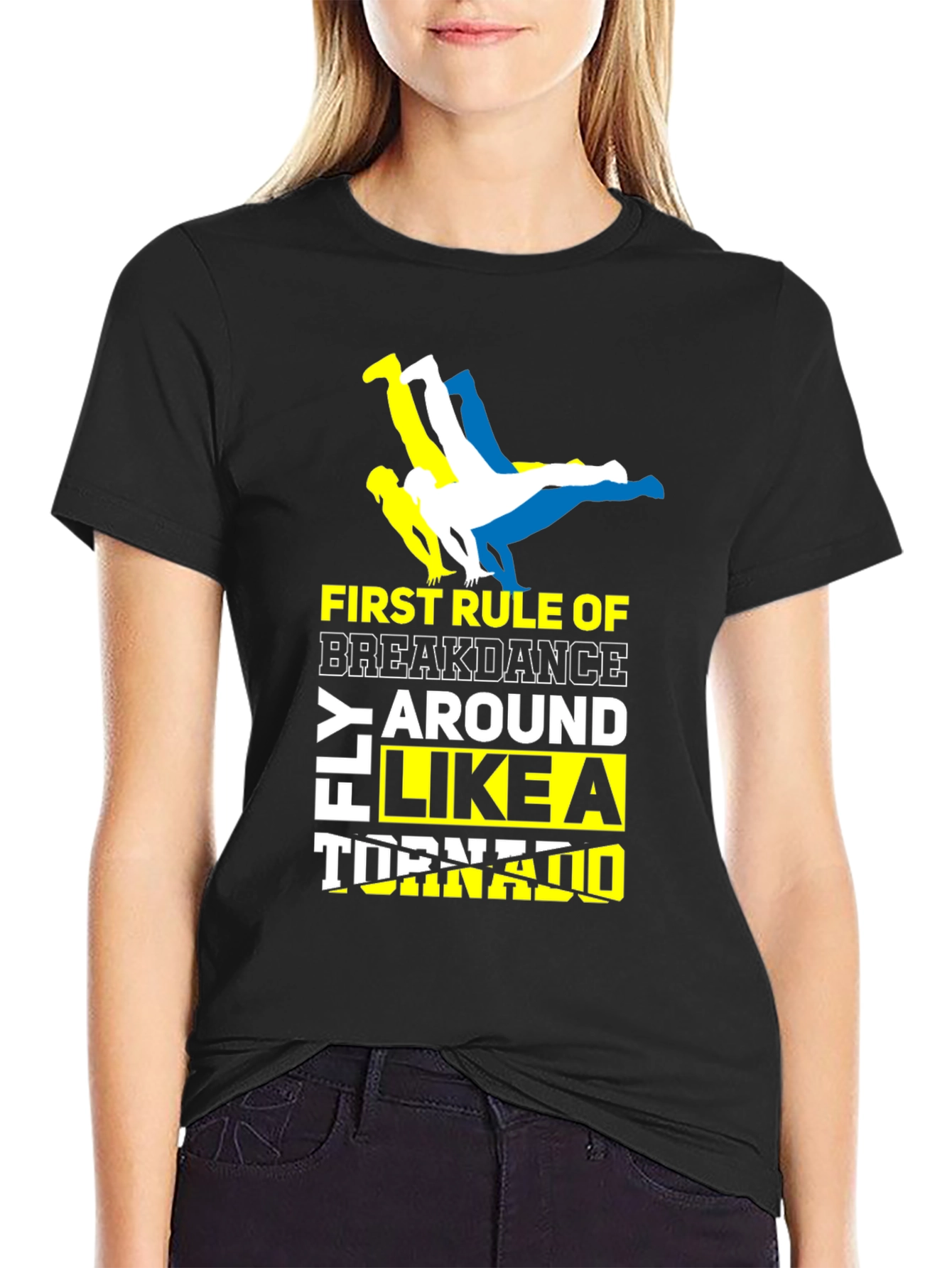 Breakdance Tornado Graphic Tee - Fly Around in Style!