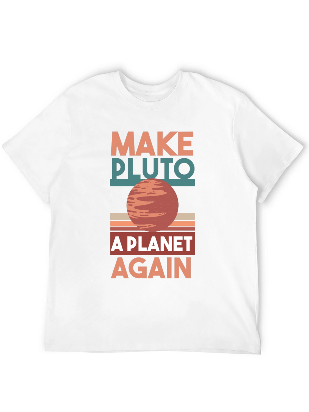 Make Pluto A Planet Again Retro Graphic Tee