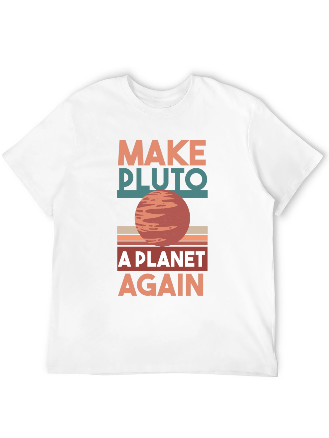 Make Pluto A Planet Again Retro Graphic Tee