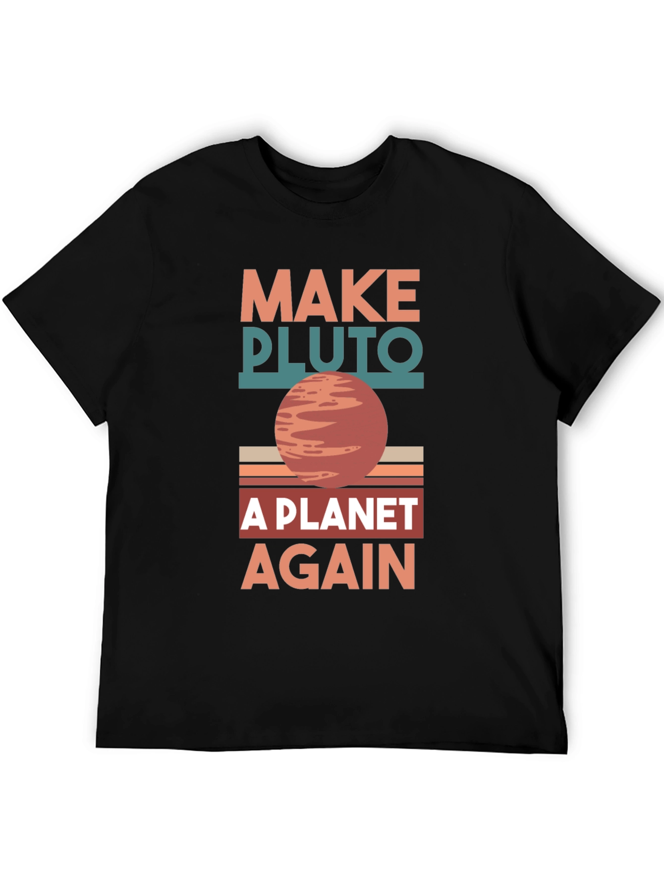 Make Pluto A Planet Again Retro Graphic Tee