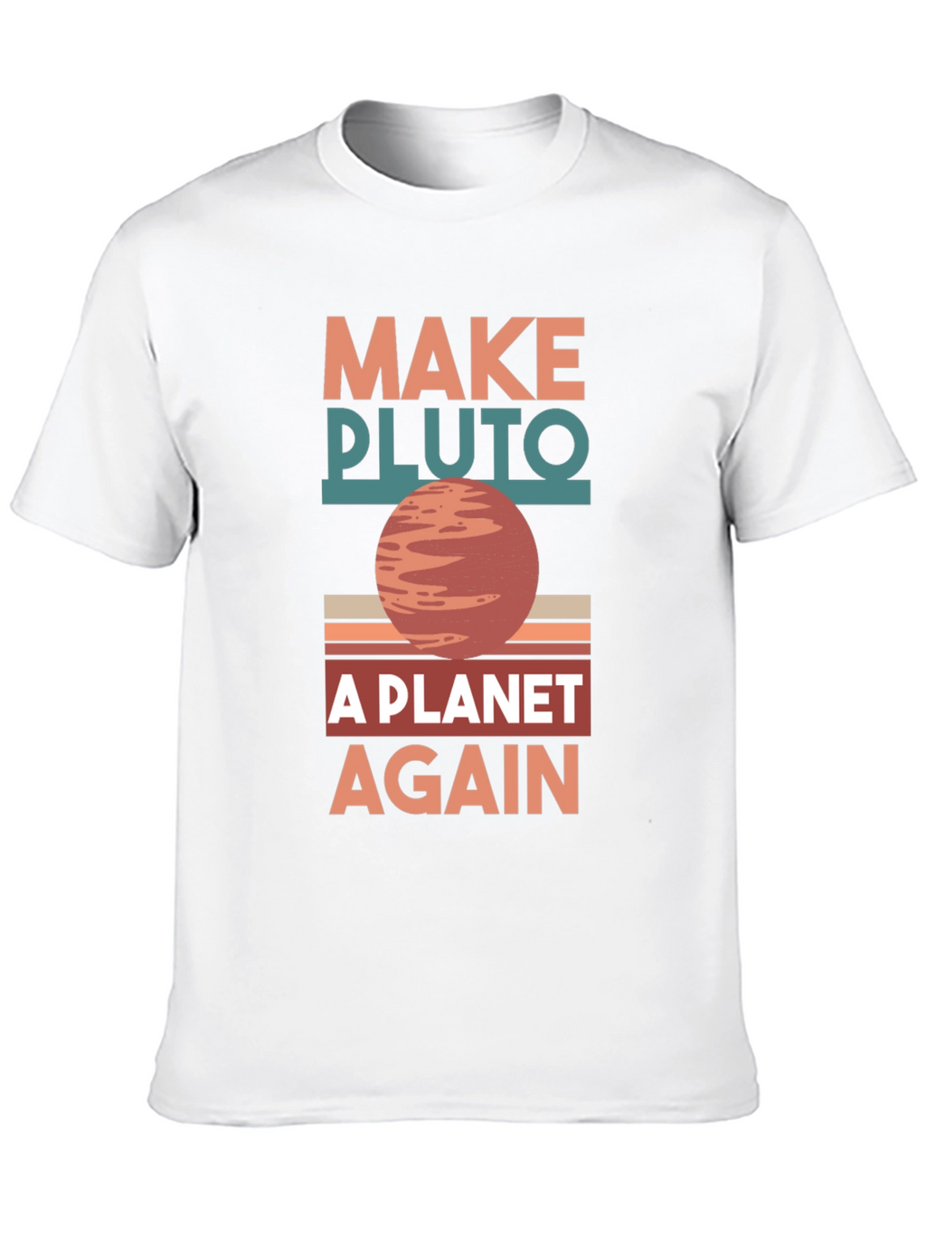 Make Pluto A Planet Again Retro Graphic Tee