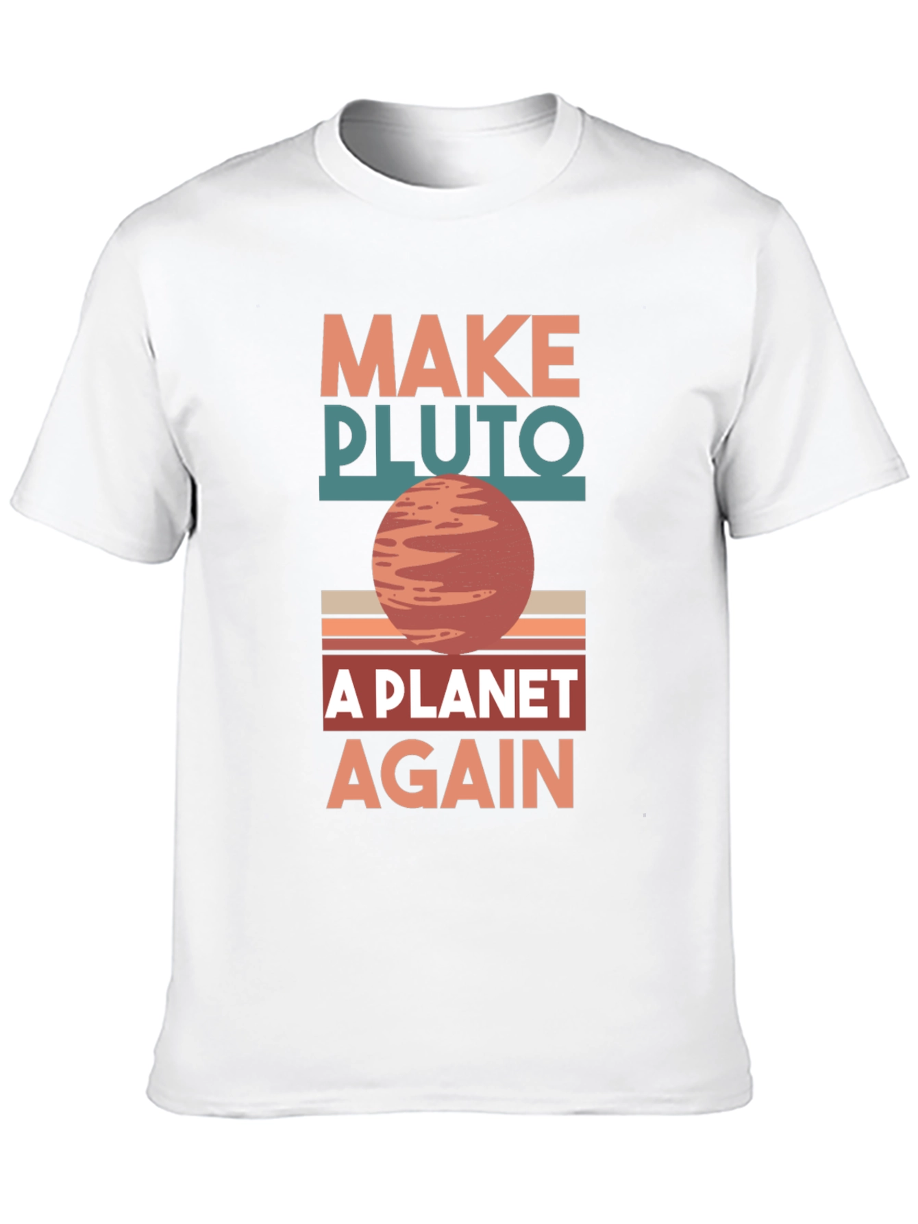 Make Pluto A Planet Again Retro Graphic Tee