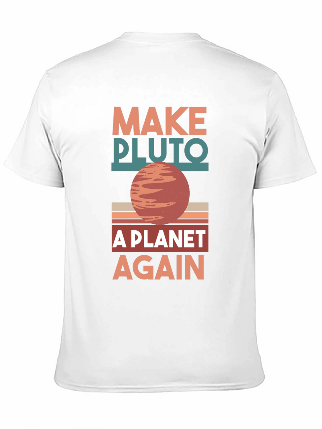 Make Pluto A Planet Again Retro Graphic Tee