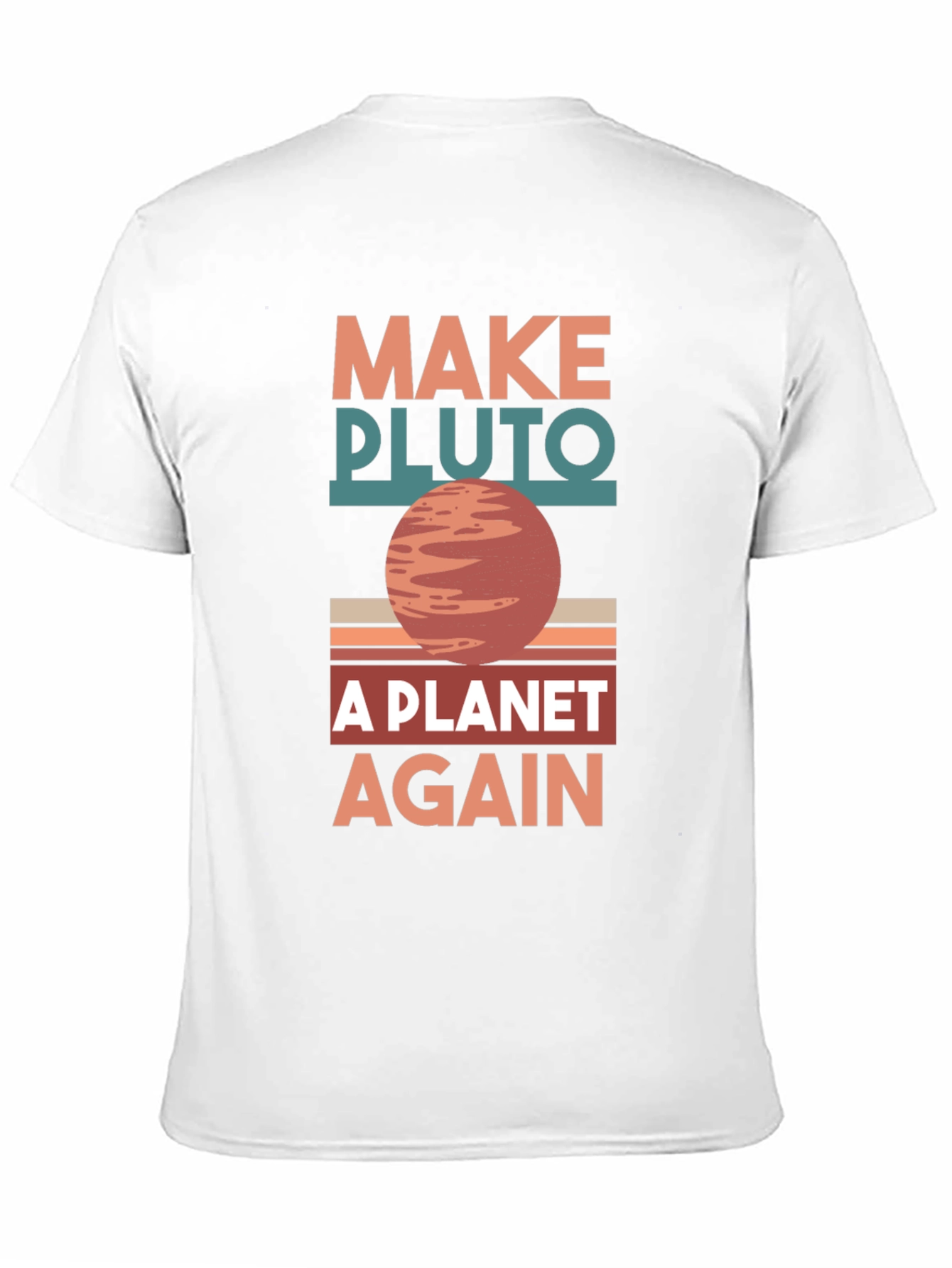 Make Pluto A Planet Again Retro Graphic Tee