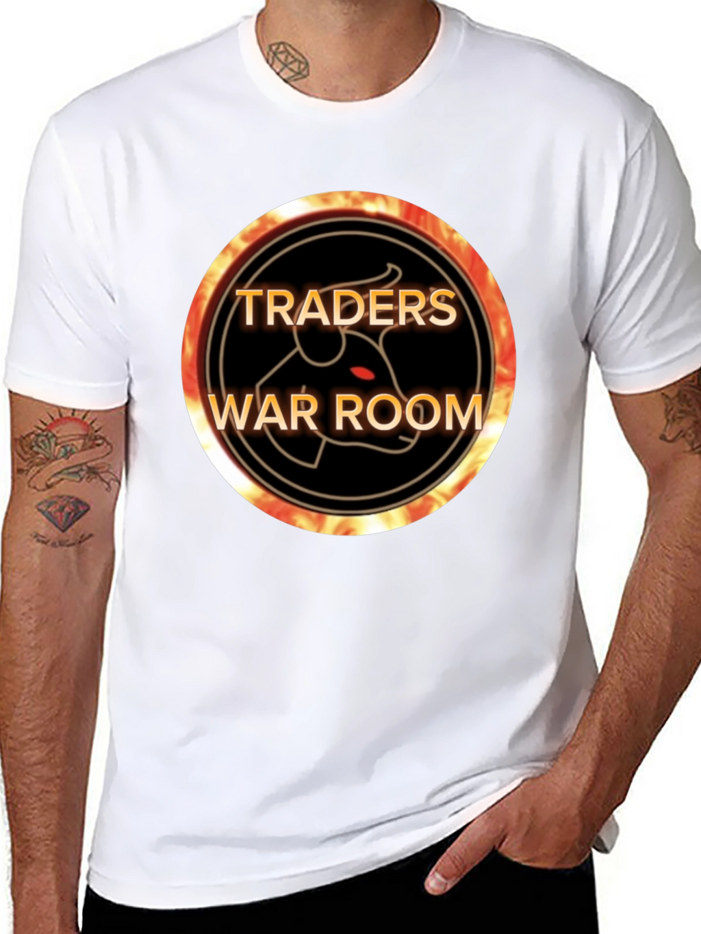Traders War Room Black Graphic T-Shirt