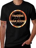 Traders War Room Black Graphic T-Shirt