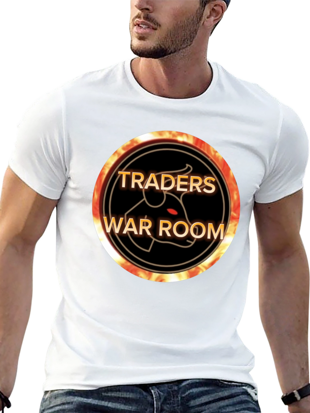 Traders War Room Black Graphic T-Shirt