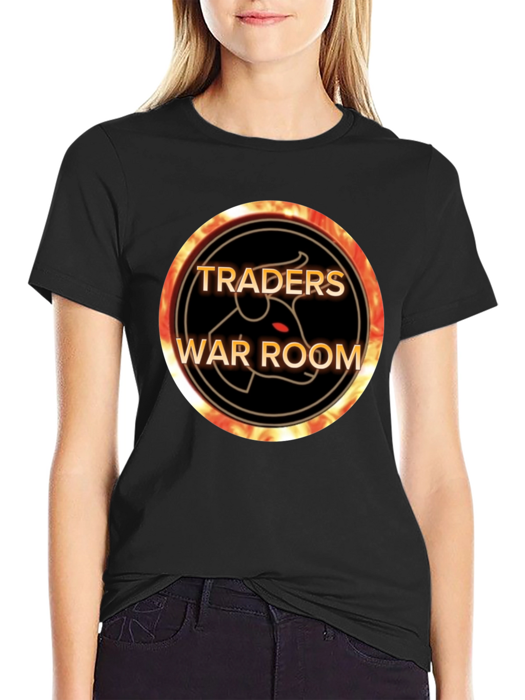 Traders War Room Black Graphic T-Shirt