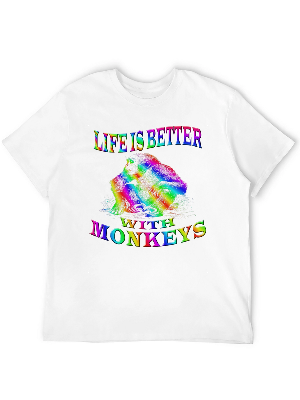 Life is Better with Monkeys Tee