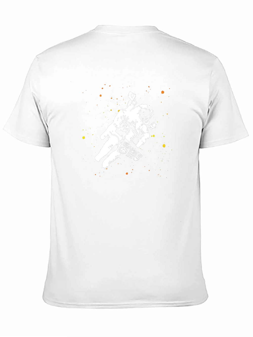 Astronaut Space Camera Black Graphic Tee