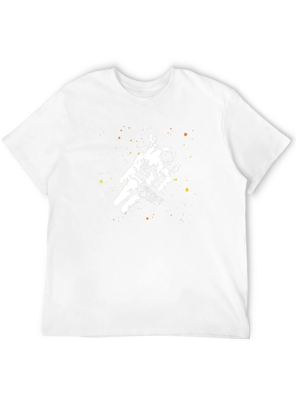 Astronaut Space Camera Black Graphic Tee
