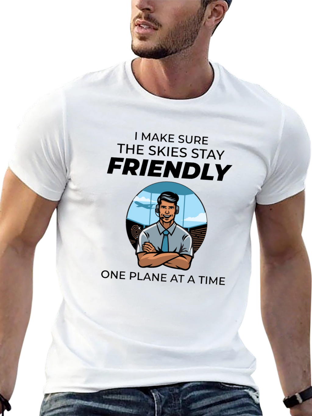 Air Traffic Controller T-Shirt - Friendly Skies