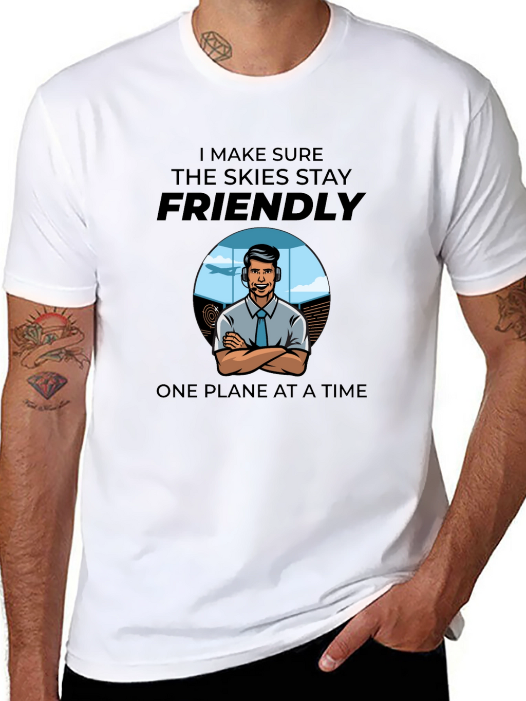 Air Traffic Controller T-Shirt - Friendly Skies