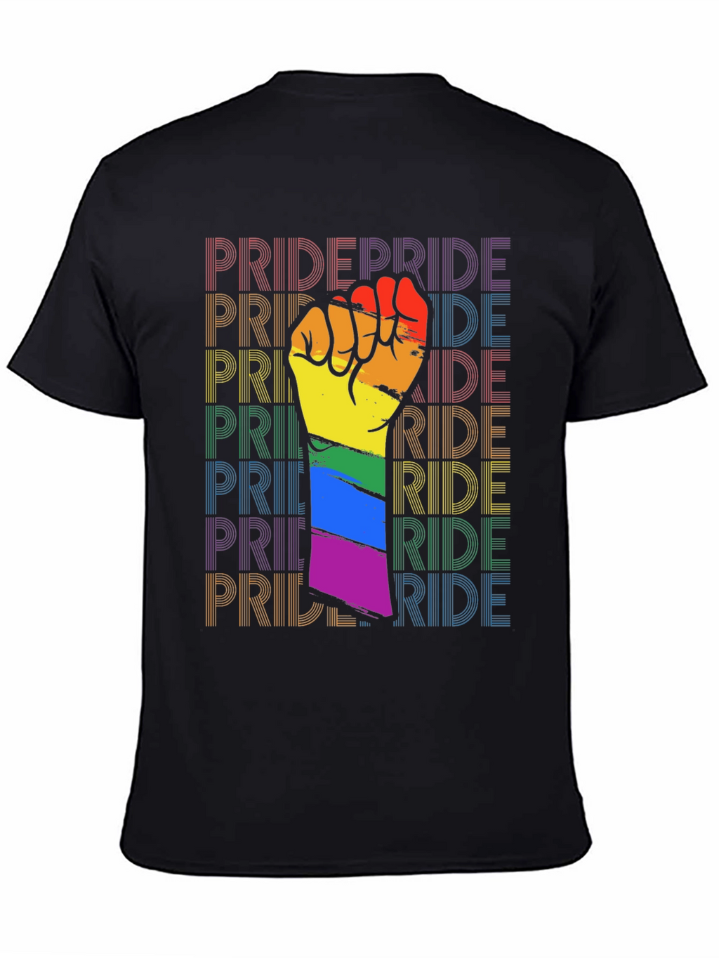 Pride Rainbow Fist T-Shirt - Support LGBTQ+ Rights!
