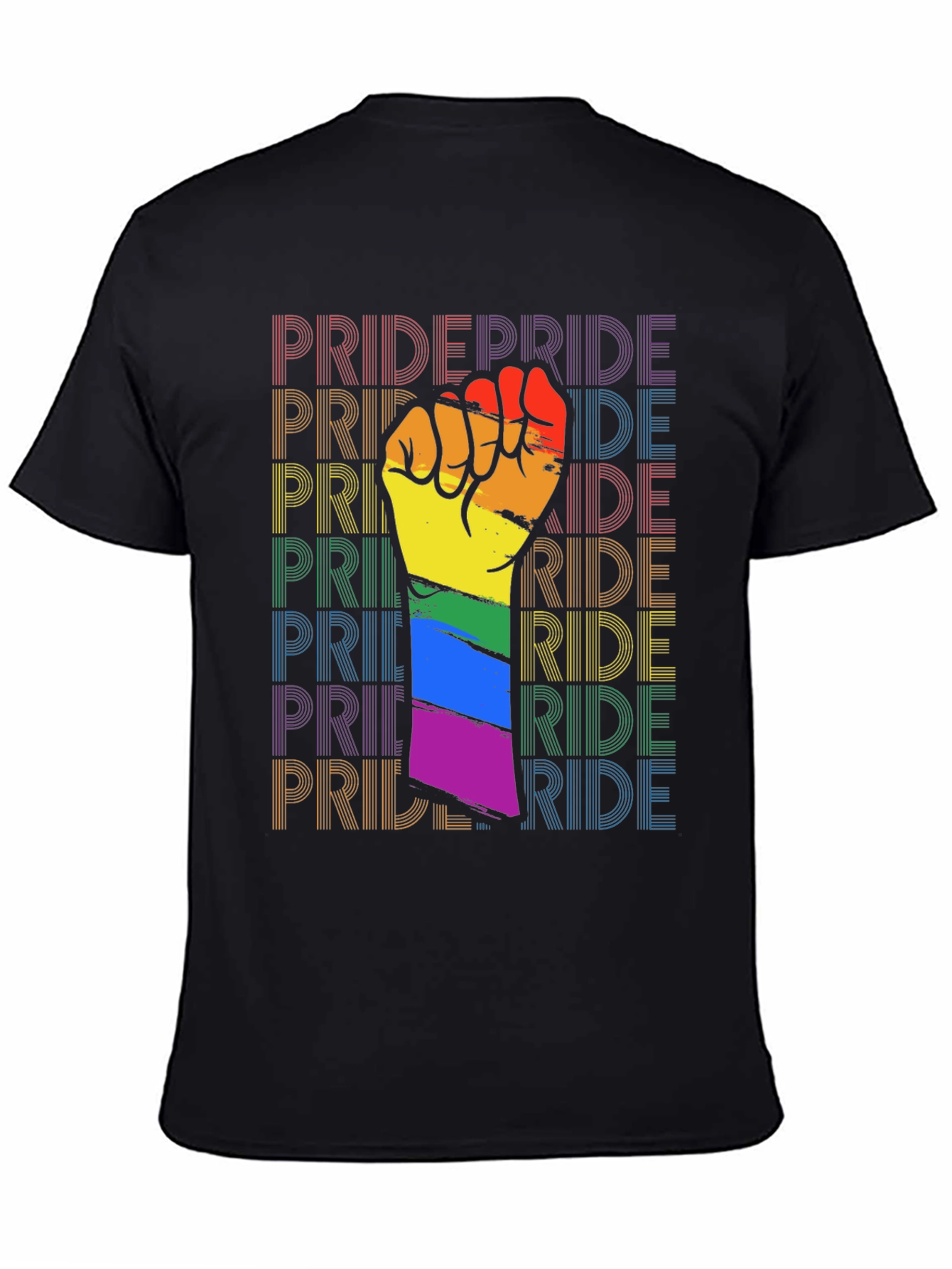 Pride Rainbow Fist T-Shirt - Support LGBTQ+ Rights!