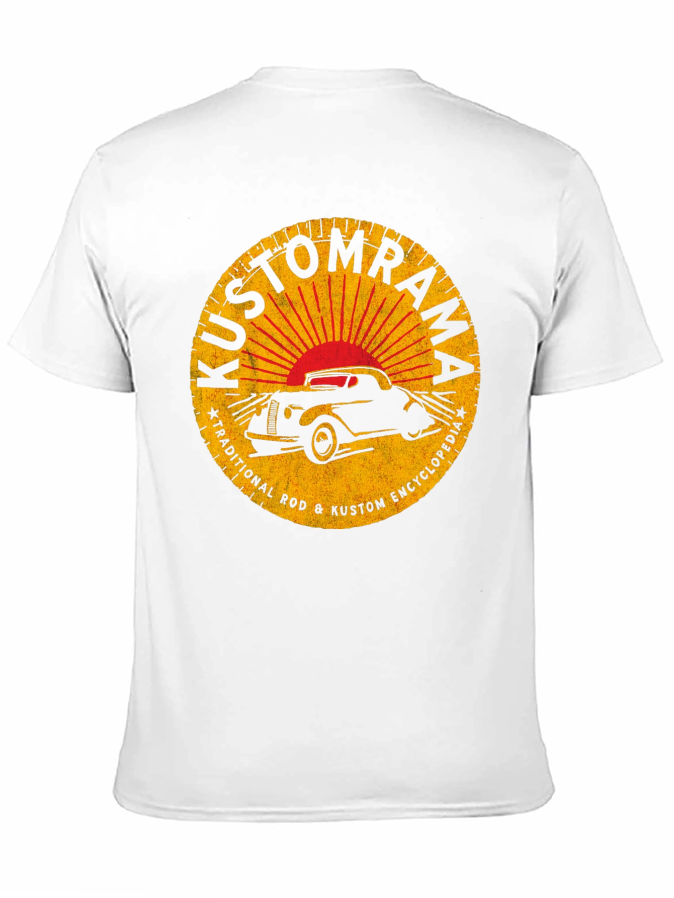 Kustomrama Car Graphic T-Shirt - Retro Automotive Style