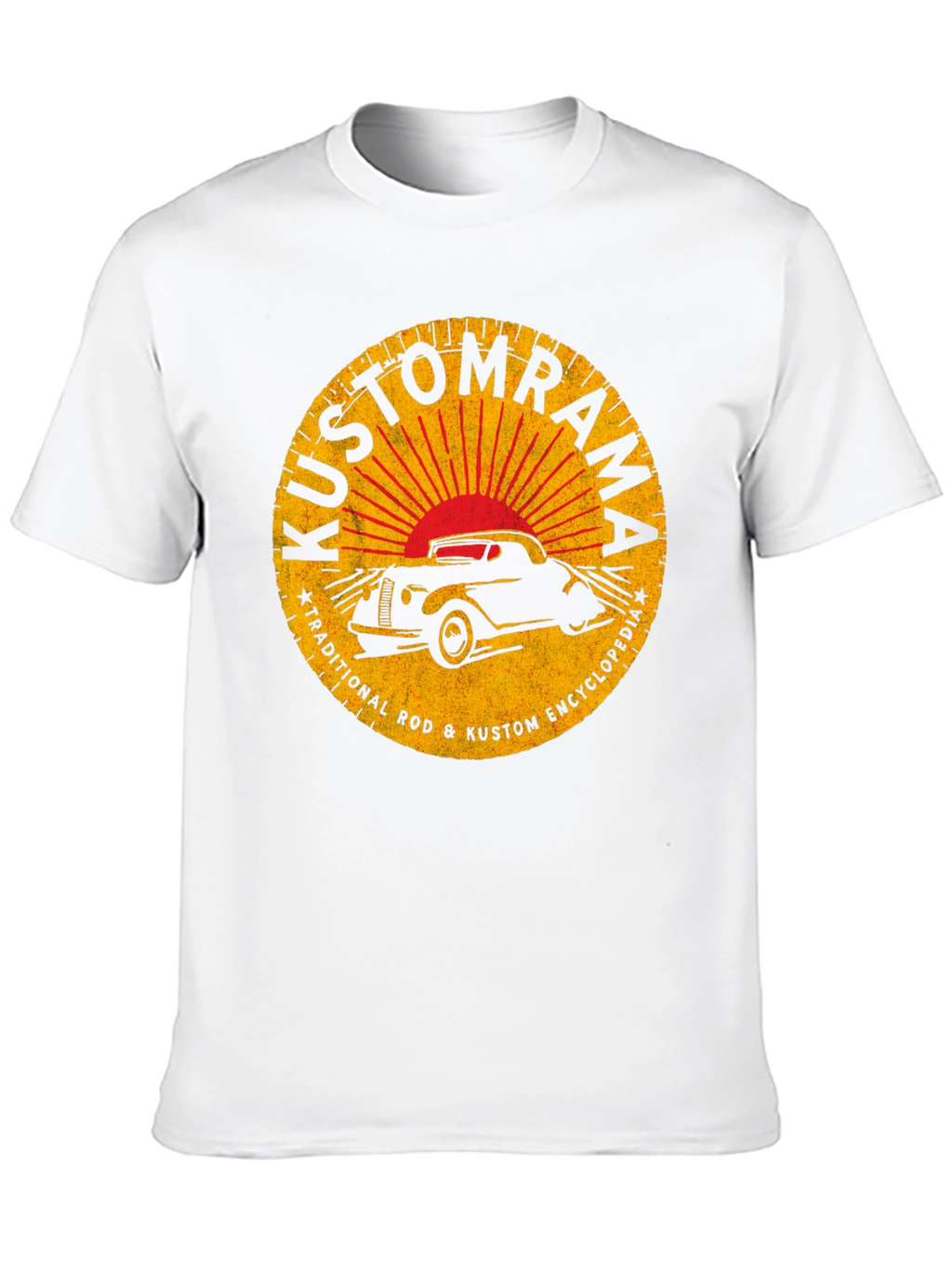 Kustomrama Car Graphic T-Shirt - Retro Automotive Style