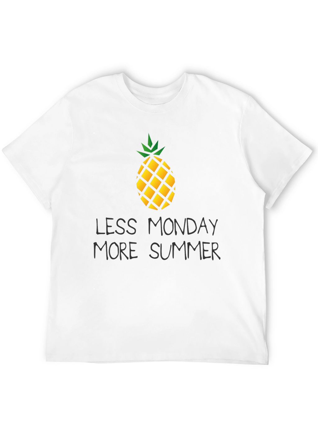 Less Monday More Summer Pineapple Graphic Tee