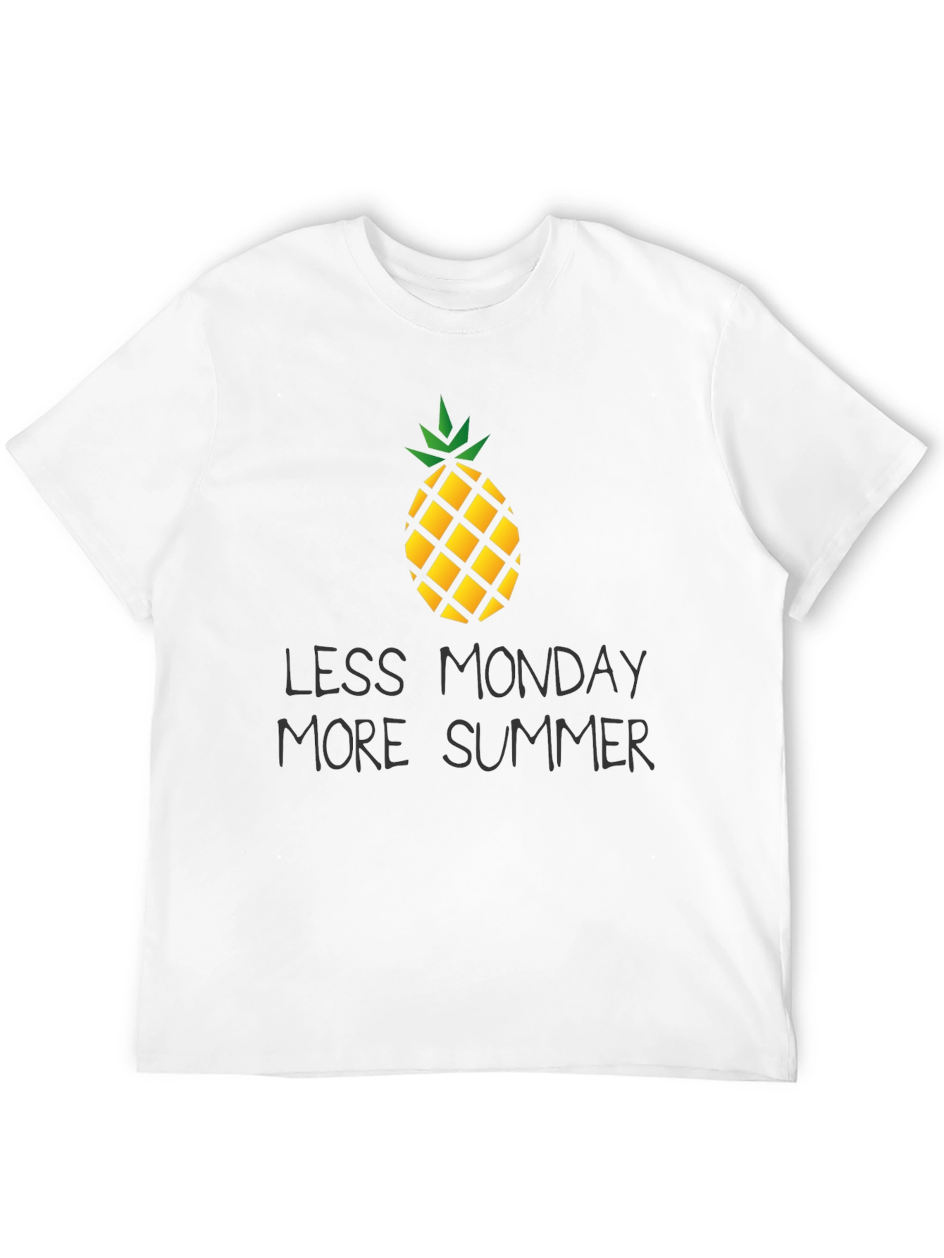 Less Monday More Summer Pineapple Graphic Tee