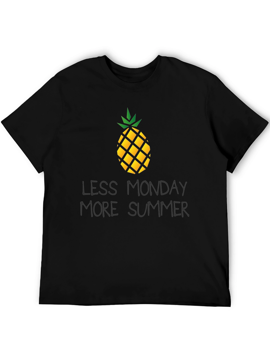 Less Monday More Summer Pineapple Graphic Tee