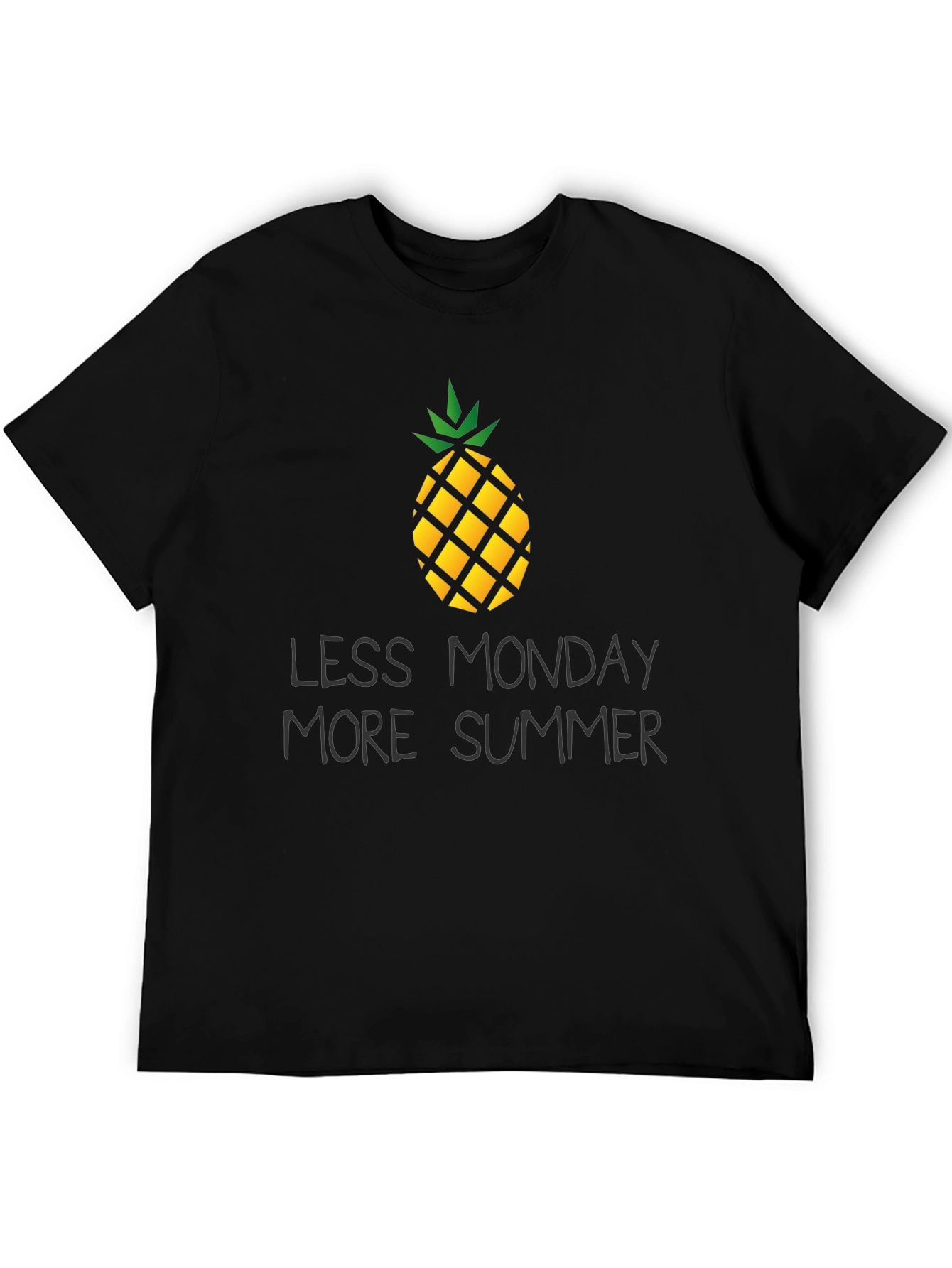 Less Monday More Summer Pineapple Graphic Tee
