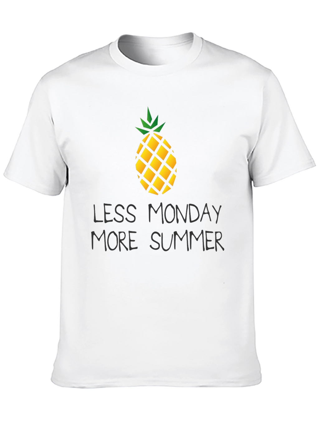 Less Monday More Summer Pineapple Graphic Tee