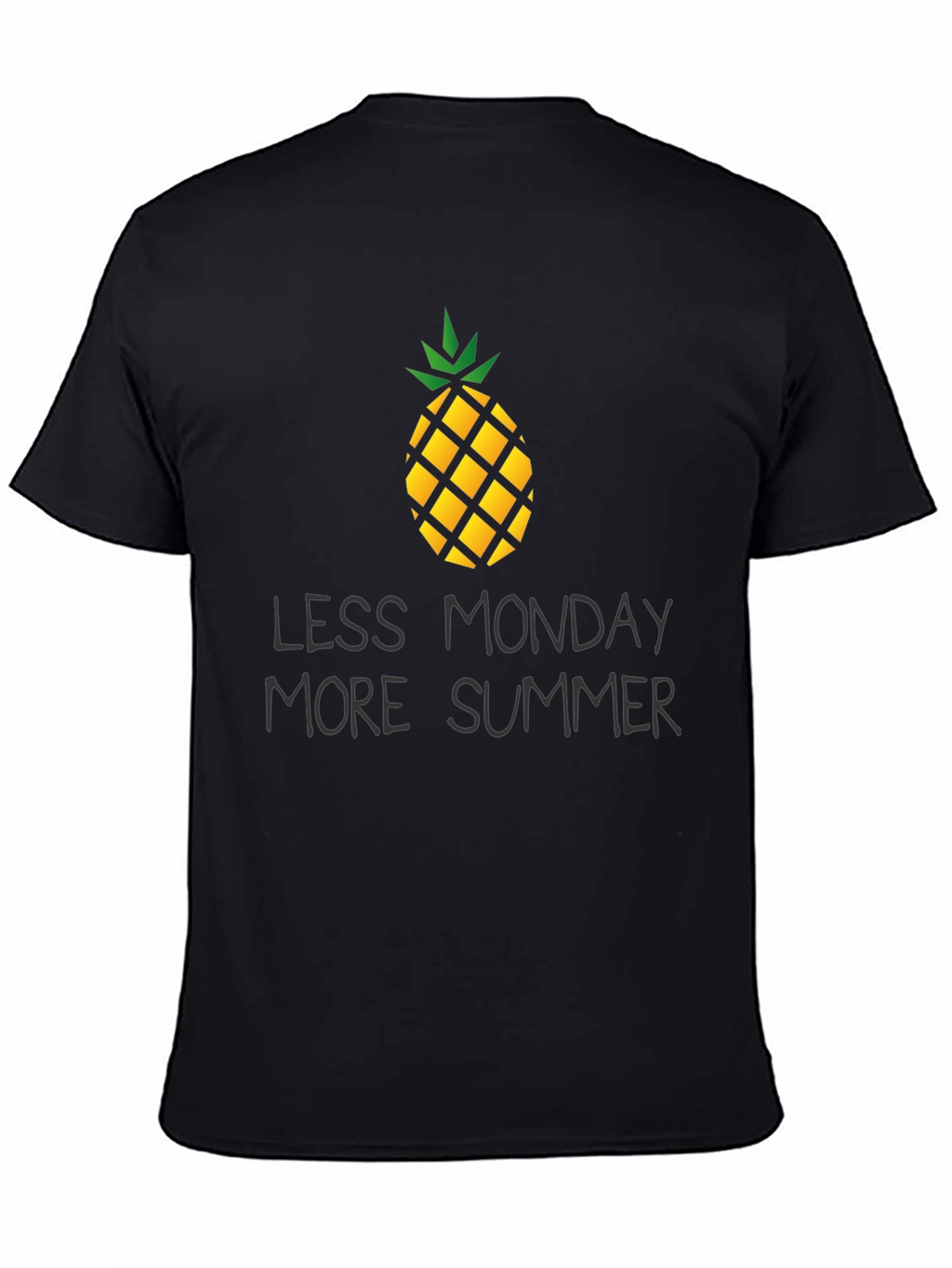 Less Monday More Summer Pineapple Graphic Tee