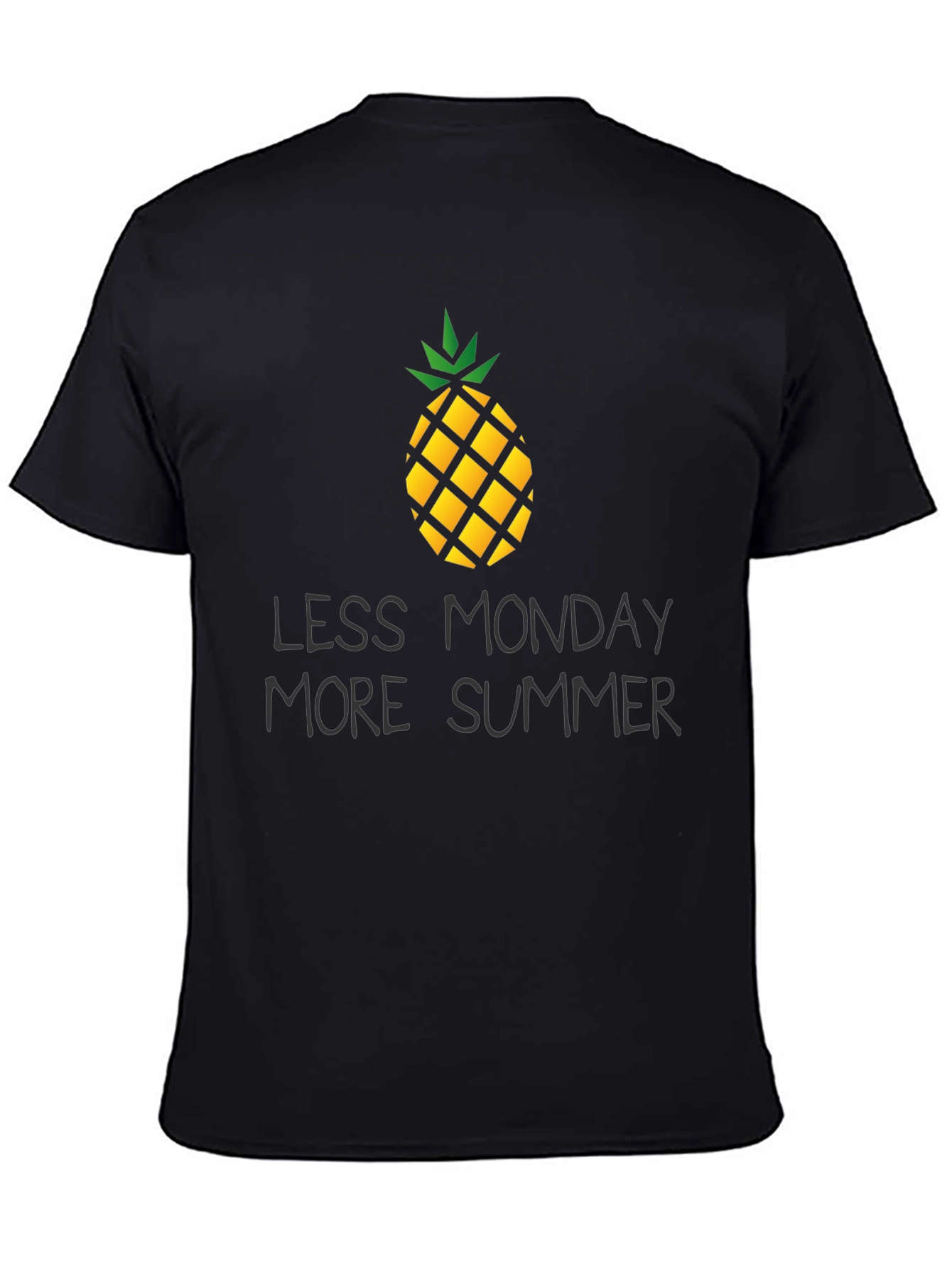 Less Monday More Summer Pineapple Graphic Tee