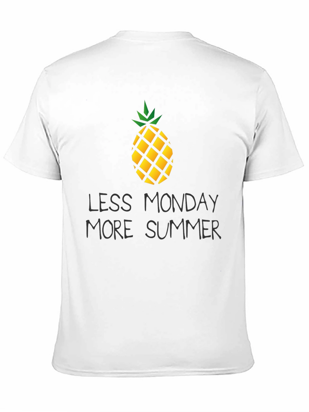 Less Monday More Summer Pineapple Graphic Tee