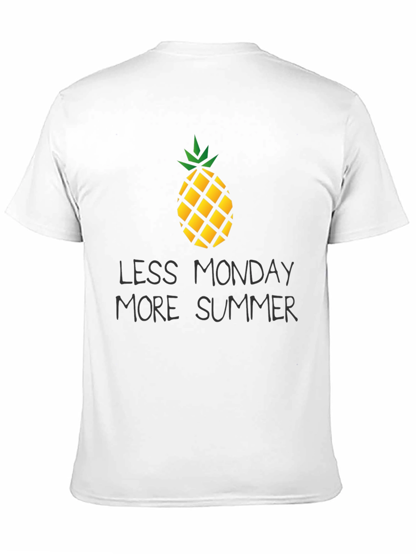 Less Monday More Summer Pineapple Graphic Tee