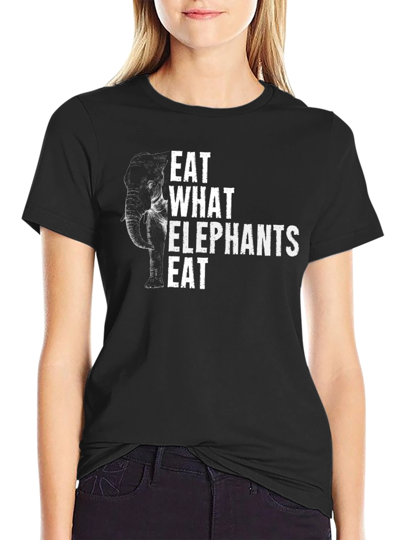 Eat What Elephants Eat Graphic Tee - Unisex