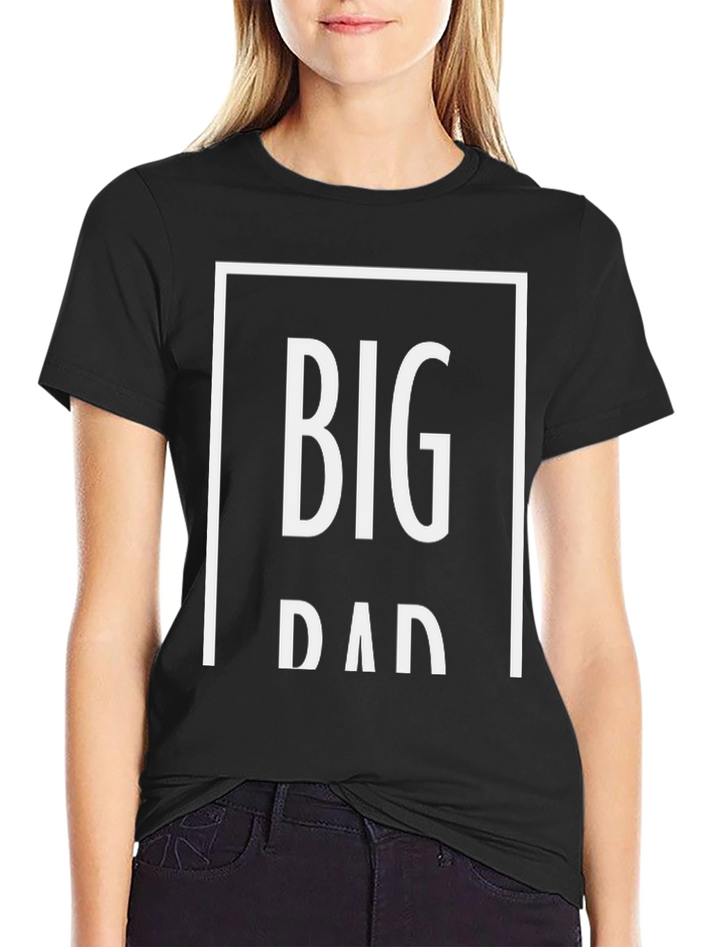 Big Dad Black Graphic T-Shirt