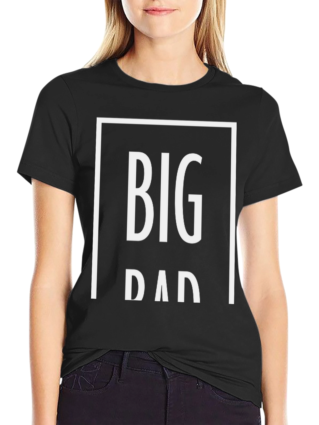 Big Dad Black Graphic T-Shirt