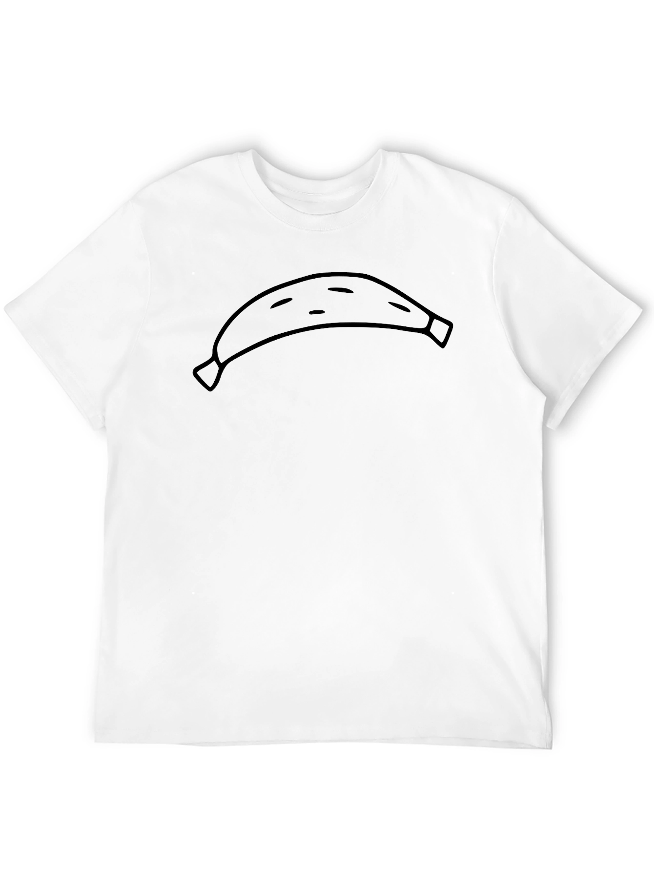 Banana Outline Graphic T-Shirt