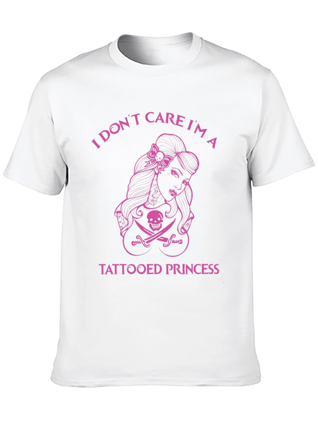 Tattooed Princess Graphic Tee - Edgy and Bold!