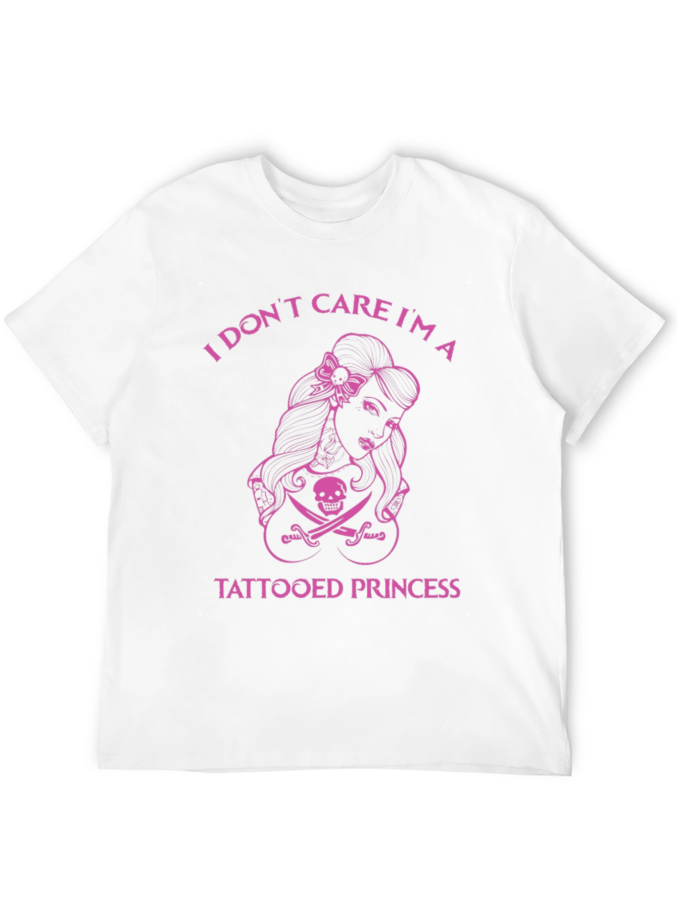 Tattooed Princess Graphic Tee - Edgy and Bold!