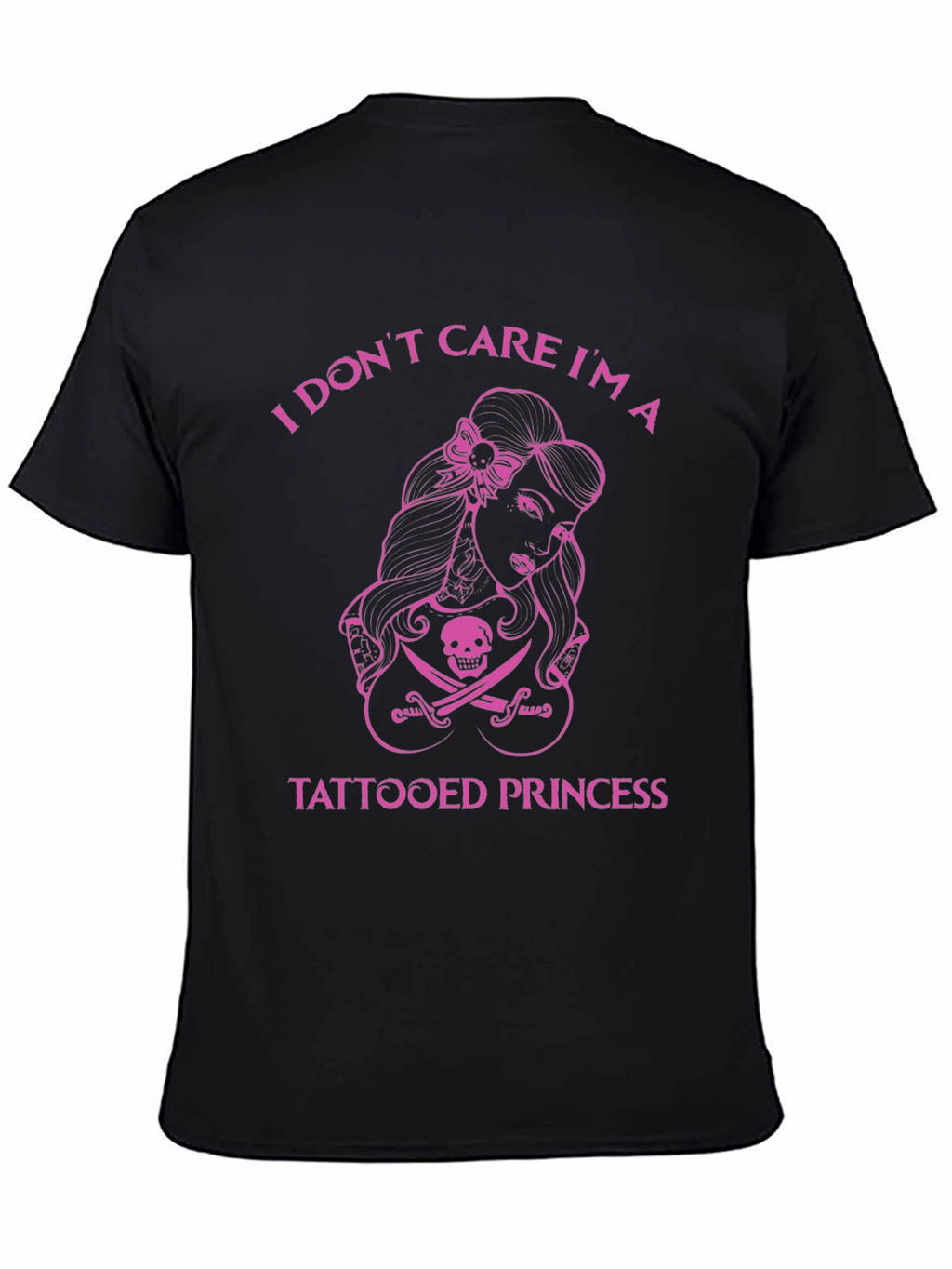 Tattooed Princess Graphic Tee - Edgy and Bold!