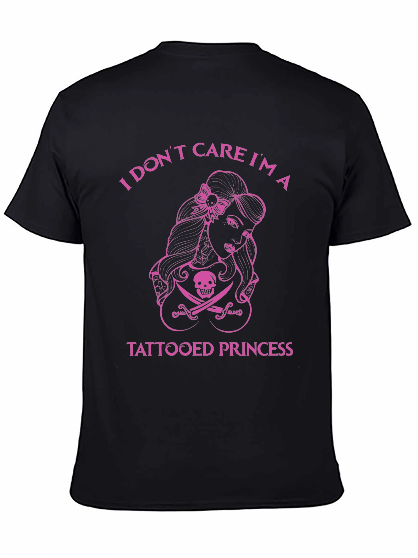 Tattooed Princess Graphic Tee - Edgy and Bold!