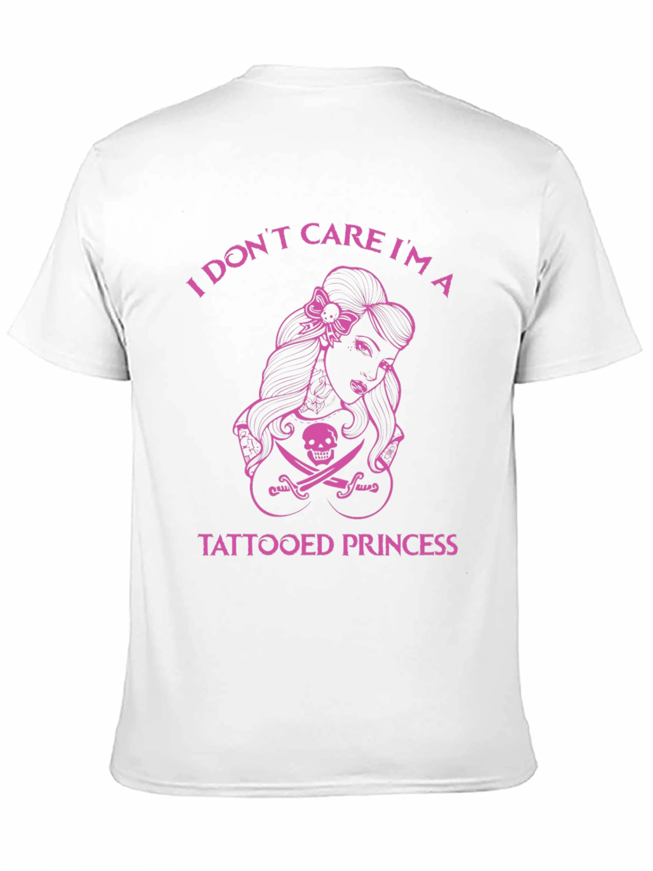 Tattooed Princess Graphic Tee - Edgy and Bold!