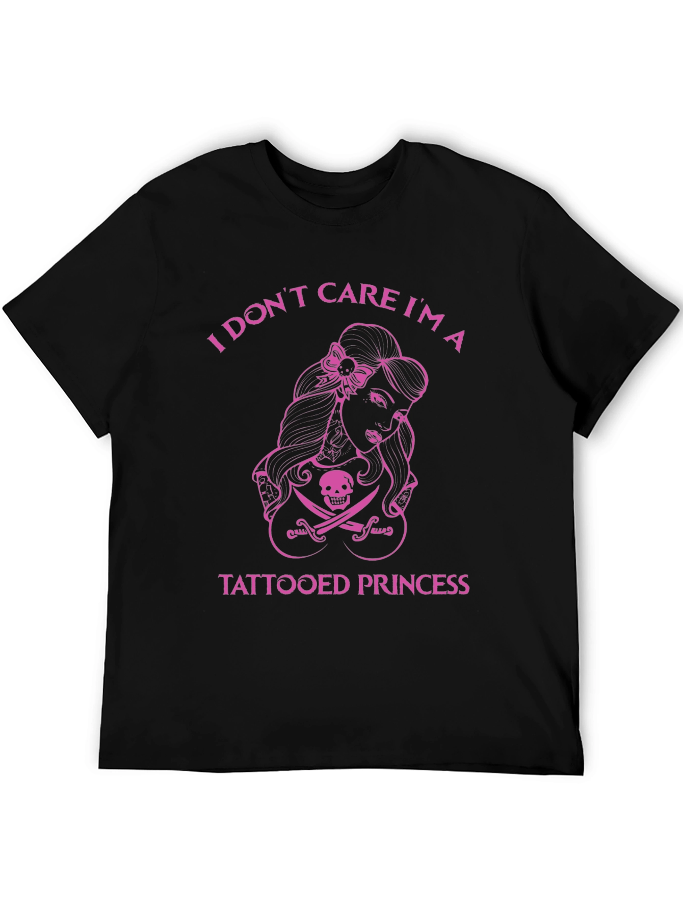 Tattooed Princess Graphic Tee - Edgy and Bold!