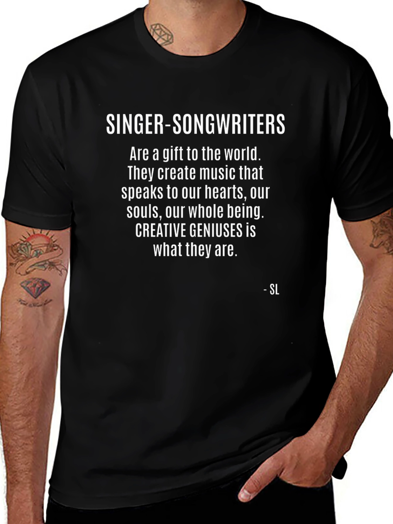 Singer-Songwriter Statement T-Shirt