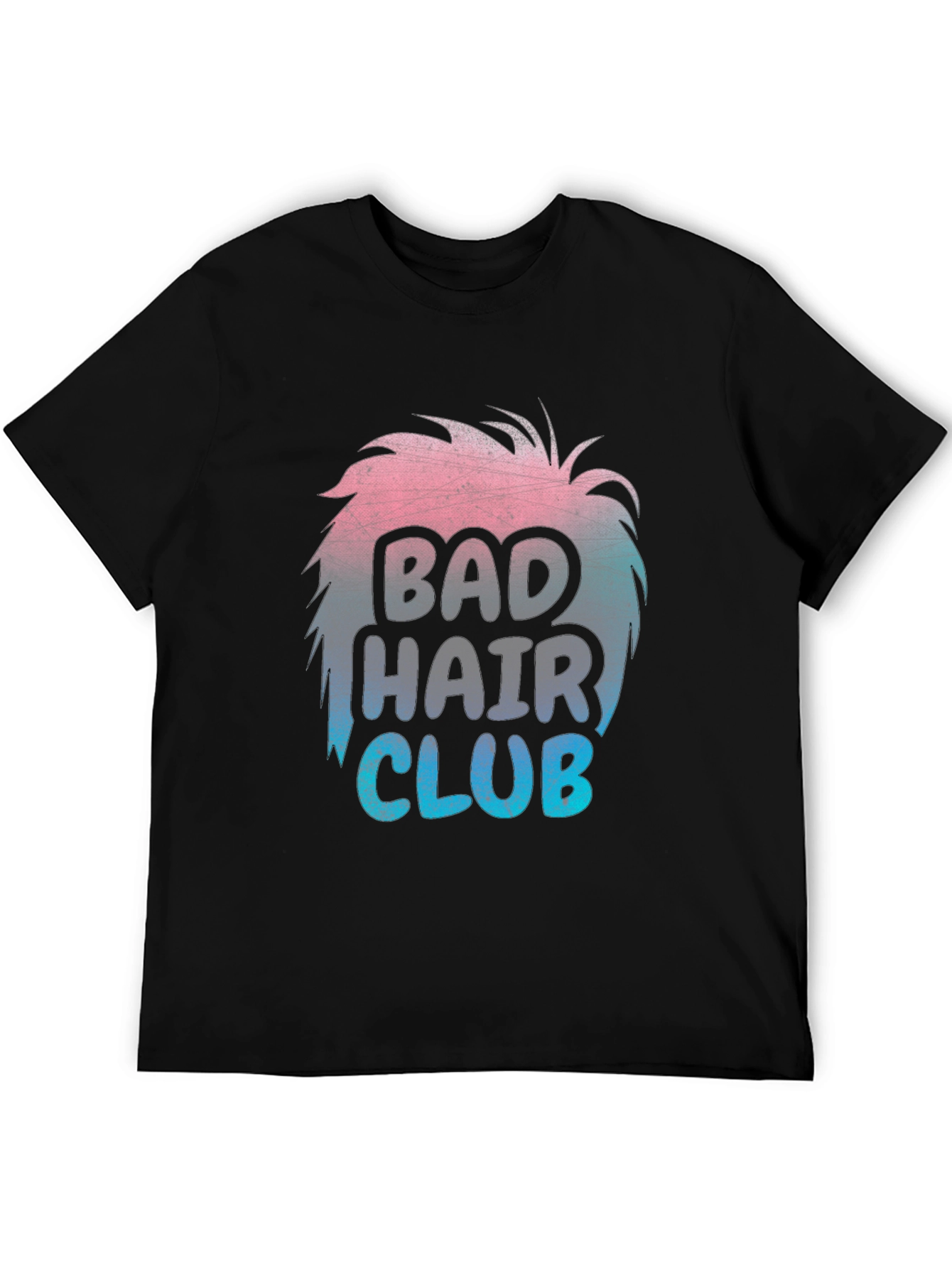 Bad Hair Club T-Shirt Funny Hairstyle Tee