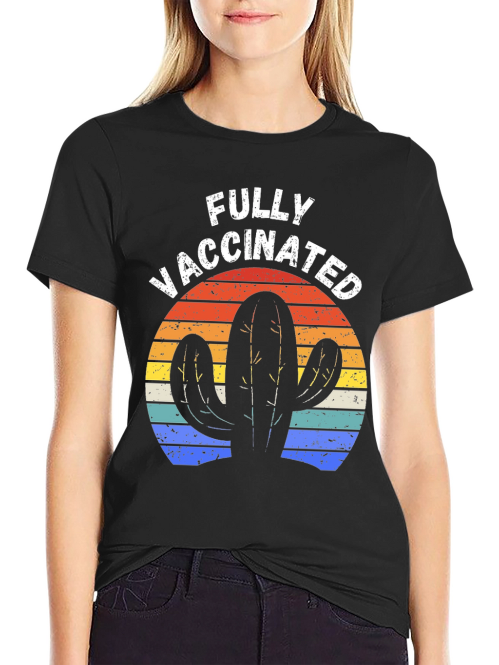 Fully Vaccinated Cactus Tee