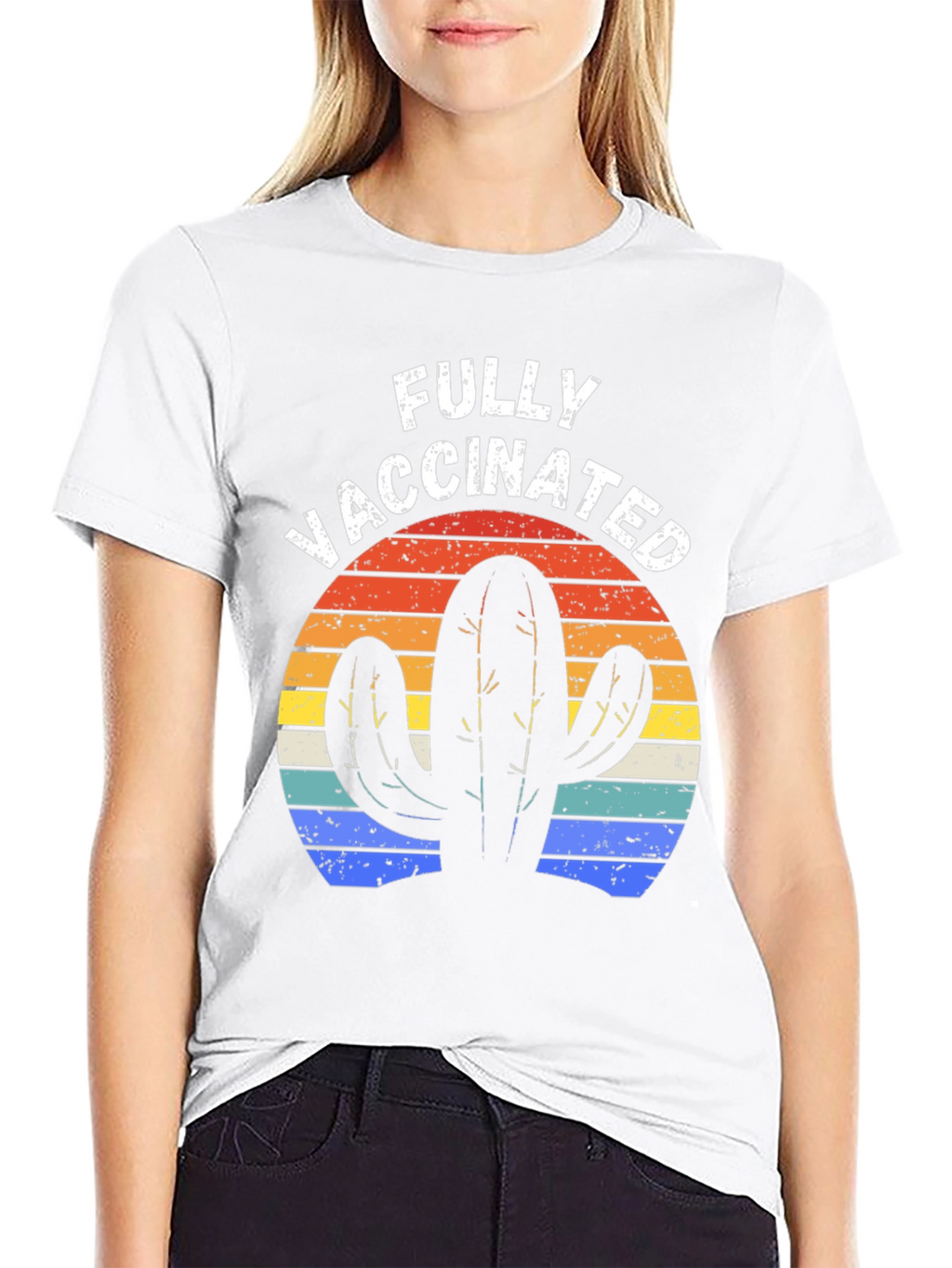 Fully Vaccinated Cactus Tee